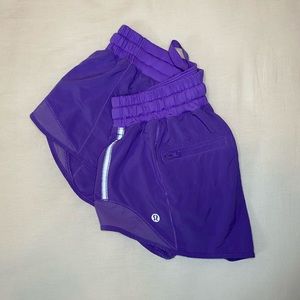Lululemon Size 6 Purple Hotty Hot Short 2.5”